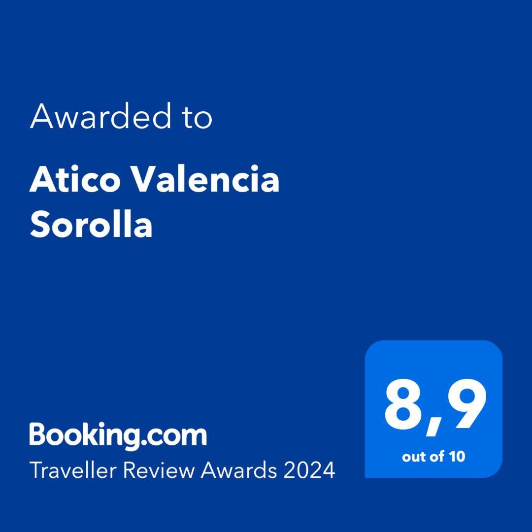 Atico Valencia Sorolla Apartment Exterior foto
